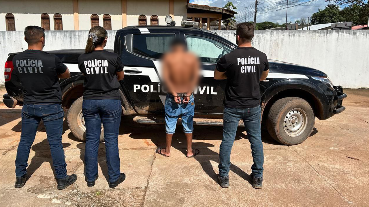 EM CALÇOENE, POLÍCIA CIVIL PRENDE INDIVÍDUO E APREENDE ADOLESCENTE EM FLAGRANTE APÓS ASSALTO A ESTABELECIMENTO COMERCIAL